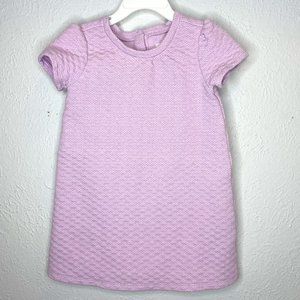 GAP Baby, short sleeved quilted dress, toddler girl's sz 3T in purple passion.